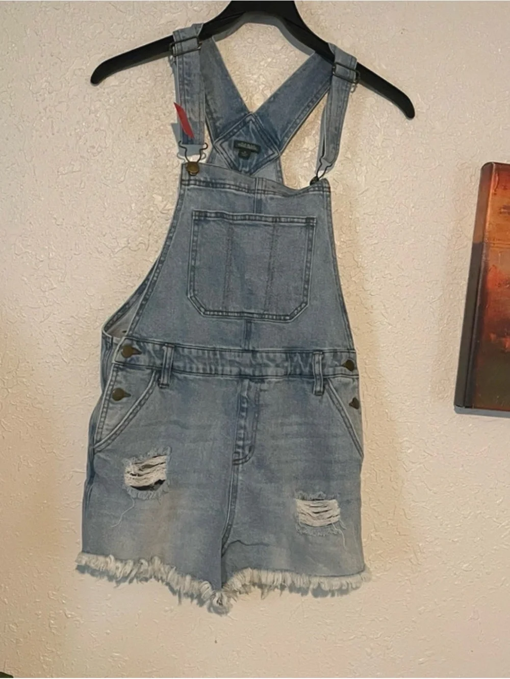 Kids Light Blue Denim Short Overalls - Classic Casual